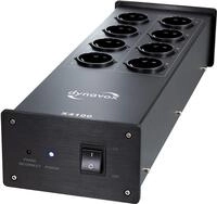 Dynavox HiFi-Steckdosenleiste X4100 Mehrfachsteckdose 8-fach (Phasen-LED zur Anzeige