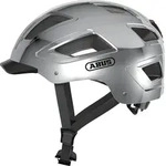 ABUS Fahrradhelm HYBAN 2.0 silberfarben L | 56 cm - 61 cm