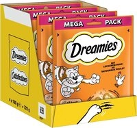 Dreamies DREAMIES&trade; Huhn 4 x 180g, Snack f&uuml;r: Katze