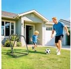 HOMCOM Rebounder Fu&szlig;ball klappbar Kickback Tor R&uuml;ckprallwand Netz, (R&uuml;ckprallwand