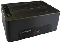 LC-Power Festplatten-Geh&auml;use LC-DOCK-U3-V HDD Docking mit Kopierfunktion