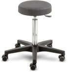 Prova Nova Arbeitshocker Rollhocker comfort 4400, Sitzh&ouml;he ca. 54 - 73 cm, Rundsitz