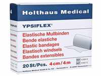 Holthaus Medical Wundpflaster YPSIFLEX Elast. Mullbinde PA:CV/CO, 4 cm x 4 m,