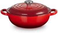 LE CREUSET Br&auml;ter Stew Pot Signature rund kirschrot 22cm, Emailliertes Gusseisen