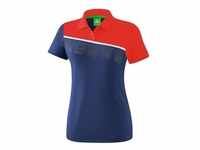 Erima Poloshirt Damen 5-C Poloshirt blau|rot 48