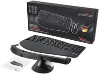 Perixx Funk-Tastatur mit Maus 11612 Tastatur (Ergonomisch, Multimediatasten,
