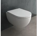 Alpenberger Tiefsp&uuml;l-WC H&auml;nge WC Komplettset - Wand WC Klosch&uuml;ssel und WC Deckel,