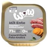 Wow Dog Senior Ente 150 g - 11 St&uuml;ck, Nassfutter f&uuml;r: Hund