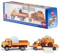 Siku Modellauto SIKU 4117 Mercedes-Benz 710 mit Kramer 411 Radlader B&ouml;lling