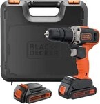Black + Decker Akku-Bohrhammer 18 V Akku-2-Gang-Bohrhammer mit zwei...
