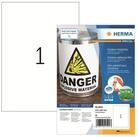 HERMA Etikett Herma Etiketten f&uuml;r Outdoor stark haftend 210 x 297 mm weiss...