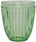 Greengate Glas Alice Glass Water pale green 9 cm, Glas