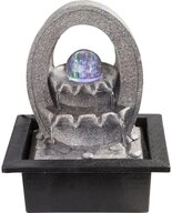 GLOBO LIGHTING Gartenbrunnen, RGB LED Zimmer Tisch Brunnen Farbwechsel Lampe Wohn