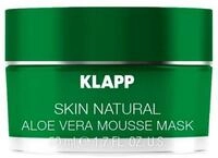 Klapp Cosmetics Gesichtsmaske Natural Aloe Vera Mousse Mask, Versorgt die Haut