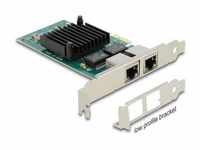 Delock PCI Express x1 Karte 2 x RJ45 Gigabit LAN i350 Computer-Adapter
