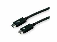 ROLINE Thunderbolt™ 3 Kabel, C-C, ST/ST USB-Kabel, USB Typ C (USB-C) Männlich