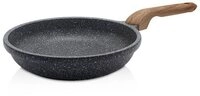 Kr&uuml;ger Bratpfanne Aluguss Pfanne flach Texas, Aluminiumguss (1-tlg), f&uuml;r