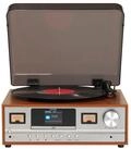 Denver MRD-52LW Retro Musikcenter mit DAB+ VU-Meter Bluetooth Plattenspieler
