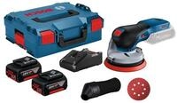 BOSCH Akku-Exzenterschleifer Bosch Akku-Exzenterschleifer GEX 18V-125 / 2x 4,0...