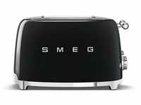 Smeg Toaster Toaster SMEG 4-Schlitz-Toaster Auswahl Farbe TSF03 Auswahl: Schwarz