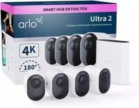ARLO &Uuml;berwachungskamera Ultra 2 4K 4er Set VMS5440-200EUS Kabellos WLAN Set 4K