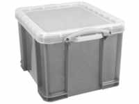 Really Useful Products Box Aufbewahrungsbox 35L grau 48x39x31cm (35TSMKCB)