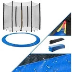 Arebos Trampolinnetz + Randabdeckung 244, 305, 366, 396, 430, 460 und 490 cm...