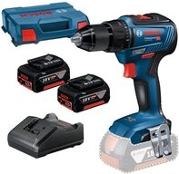 BOSCH Akku-Bohrschrauber GSR 18V-55 - Akku-Bohrschrauber - blau/schwarz