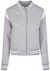 URBAN CLASSICS Collegejacke Urban Classics Damen Ladies Organic Inset College...