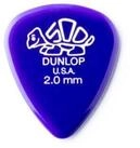 Dunlop Plektrum, 41P2.0 Delrin Standard Picks 2,00 mm - Plektren Set