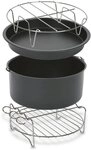 Tefal K&uuml;chenmaschinen Zubeh&ouml;r-Set f&uuml;r Hei&szlig;luftfritteuse Tefal Easy Fry XL,...