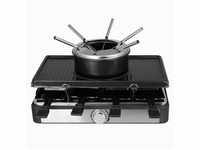 Emerio Raclette RG 124930, 3 in 1 Raclette, Grill und Fondue Set, 1300 W