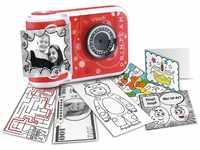 Vtech® KidiZoom Print Cam, rot Kinderkamera (5 MP, 5 MP, mit eingebautem