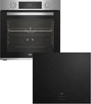 BEKO Backofen-Set BBSM12340X, mit Teleskopauszug nachr&uuml;stbar, Simple Steam