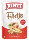 Rinti Filetto Jelly mit Huhn & Rind 100 g - 24 St&uuml;ck, Nassfutter f&uuml;r: Hund