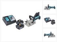 Makita Nutfr&auml;se DPJ 180 RT Akku Nutfr&auml;se 18 V 100 mm + 2x Akku 5,0 Ah + Ladeger&auml;t