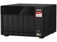 QNAP Serverschrank QNAP TVS-675-8G 6-bay NAS KX-U6580 8C/8T 2.5GHz 8GB 6xSATA...
