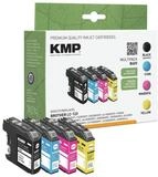 KMP 1 Tinten-Multipack B60V ERSETZT LC-123 BK/C/M/Y Tintenpatrone (4 Farben)