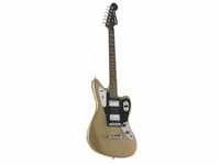 Squier E-Gitarre Fender Squier Contemporary Jaguar HH ST IL Shoreline Gold