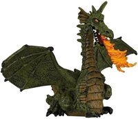 papo Spielfigur Papo 39025 Feuerspeiender Drache mit Fl&uuml;geln, gr&uuml;n