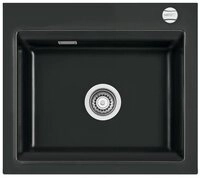 Systemceram K&uuml;chensp&uuml;le KeraDomo Kara 57 Handbedienung Standard Nero 68