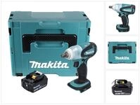 Makita Akku-Schlagschrauber DTW 251 G1J 18 V 230 Nm 1/2" + 1x Akku 6,0 Ah +...