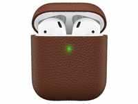 KeyBudz Kopfhörer-Schutzhülle Artisan Leder Schutzhülle für AirPods, Apple