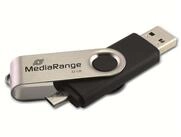 Mediarange MEDIARANGE USB-Stick MR932-2, USB 2.0 und Micro, 32 GB...
