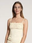 CALIDA Spaghettitop Sensual Secrets Damen (1-tlg) Brustbereich aus zarter,