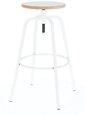 jankurtz Barhocker Paris, h&ouml;henverstellbar, Wei&szlig;, H&ouml;henverstellbar: 70 &ndash; 80 cm