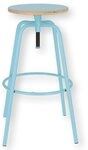 jankurtz Barhocker Paris, h&ouml;henverstellbar, T&uuml;rkis, H&ouml;henverstellbar: 70 &ndash; 80 cm
