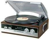 Soundmaster PL186H Plattenspieler Radio eingebaute Lausprecher Kopfh&ouml;rerbuchse