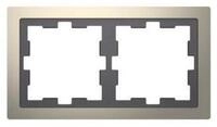 merten Schalter Merten Rahmen 2f.nickelmet D-Life Metall MEG4020-6550