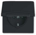 Busch-Jaeger Steckdose Busch-Jaeger Schuko-Steckdoseneinsatz IP44 anthrazit 20